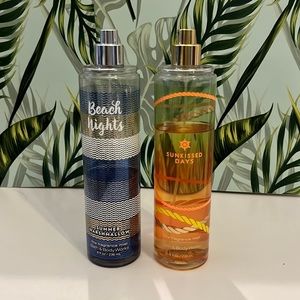 Bath and Body Works 2p Set of Fine Fragrance Mist